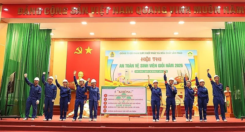 Supe Lâm Thao tổ chức thành công Hội thi An toàn vệ sinh viên giỏi năm 2026