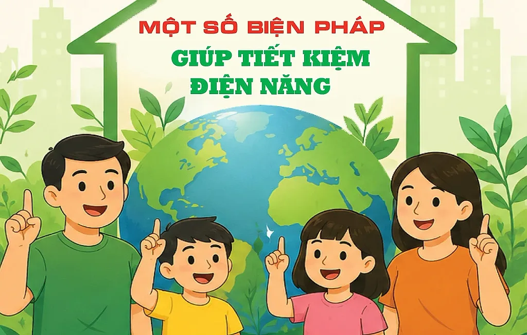 Infographic | Một số biện pháp giúp tiết kiệm điện năng