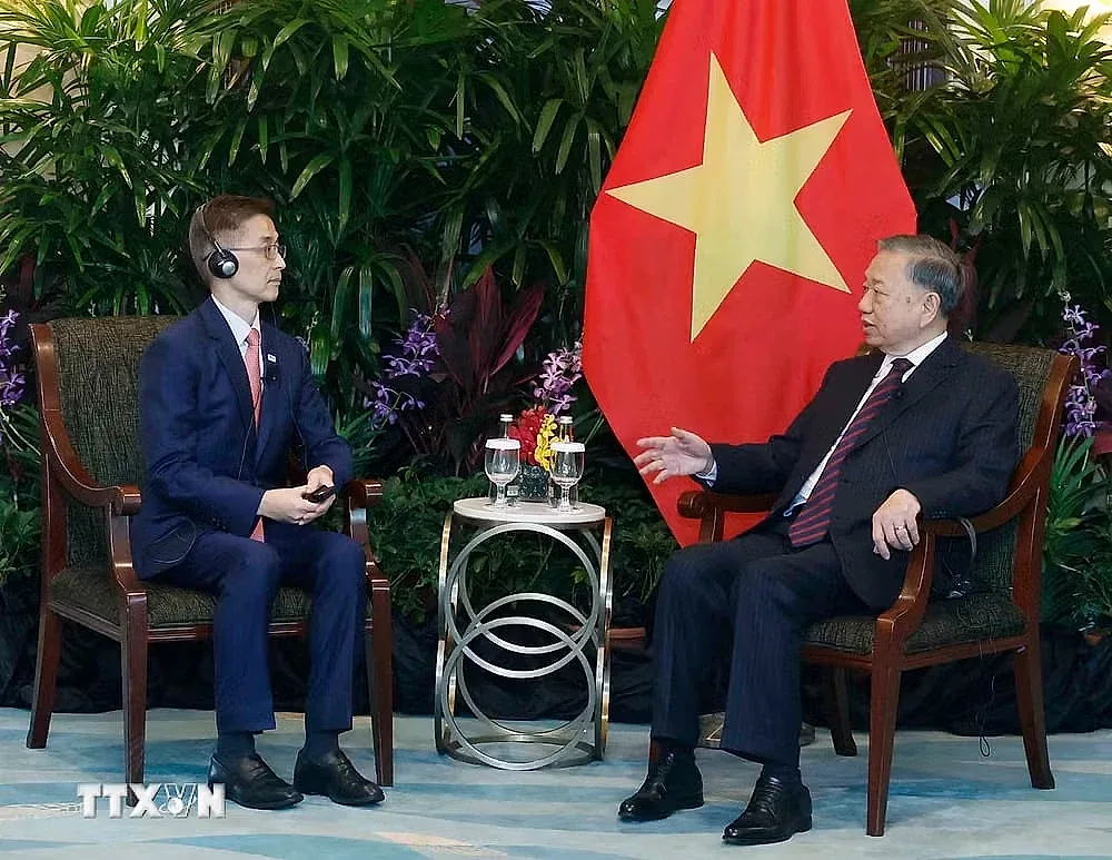 Tổng Bí thư, Chủ tịch nước Tô Lâm tiếp các doanh nghiệp lớn của Singapore- Ảnh 2.