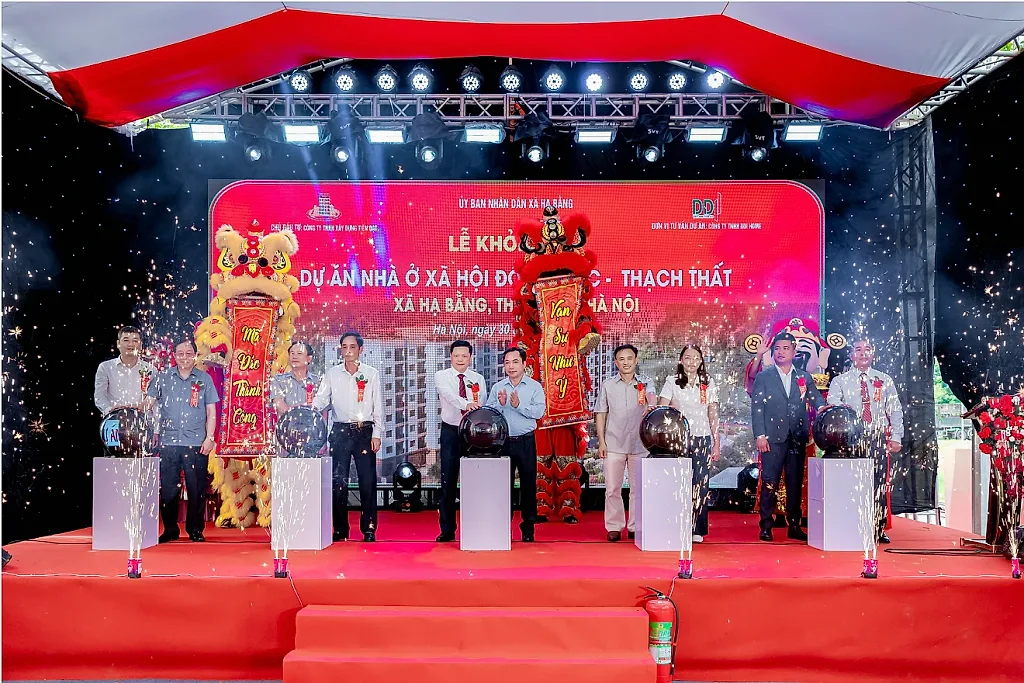 Khởi công dự án nhà ở xã hội Đồng Trúc - Thạch Thất — UBND xã Hạ Bằng