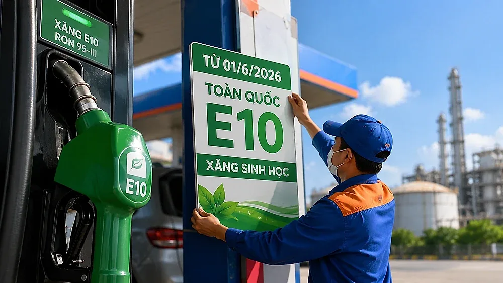 Xăng sinh học E10: Sẵn sàng triển khai đồng loạt từ 1/6/2026