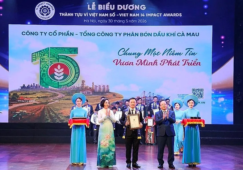 PVCFC được vinh danh toàn diện tại Vietnam I4 Impact Awards 2026