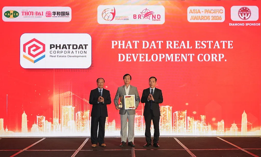 Phát Đạt nhận giải Thương hiệu Tiêu biểu Châu Á - Thái Bình Dương 2026