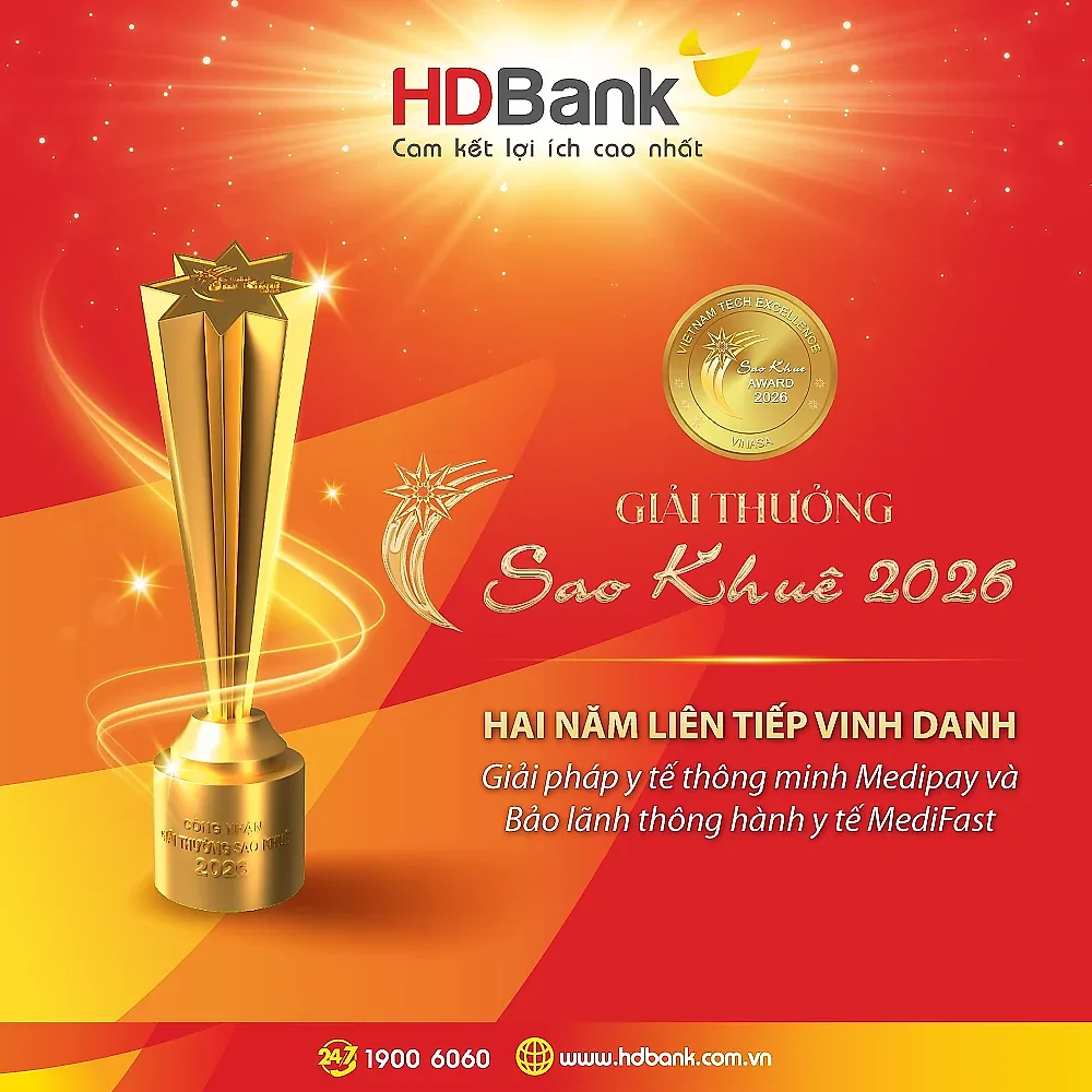 MediPay - MediFast giúp HDBank chinh phục Sao Khuê 2026