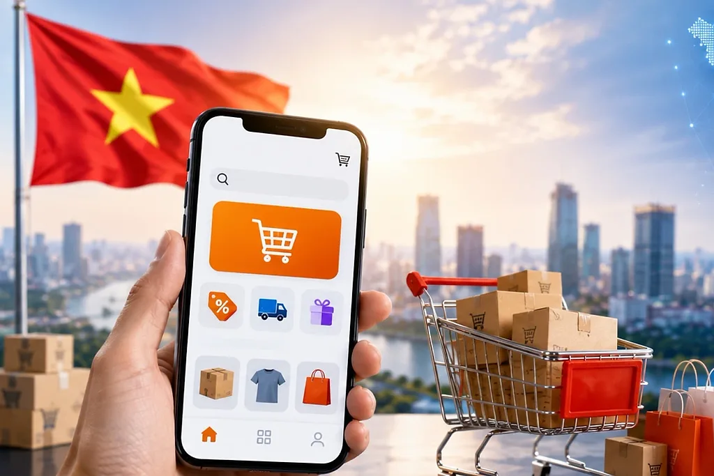 Ngành thương mại điện tử Việt Nam có thể cán mốc gần 50 tỷ USD năm 2028