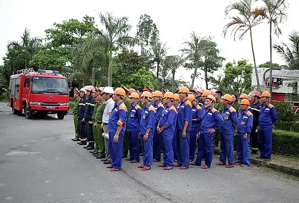 Petrolimex Nghệ An chủ động phòng ngừa cháy nổ trong mùa nắng nóng