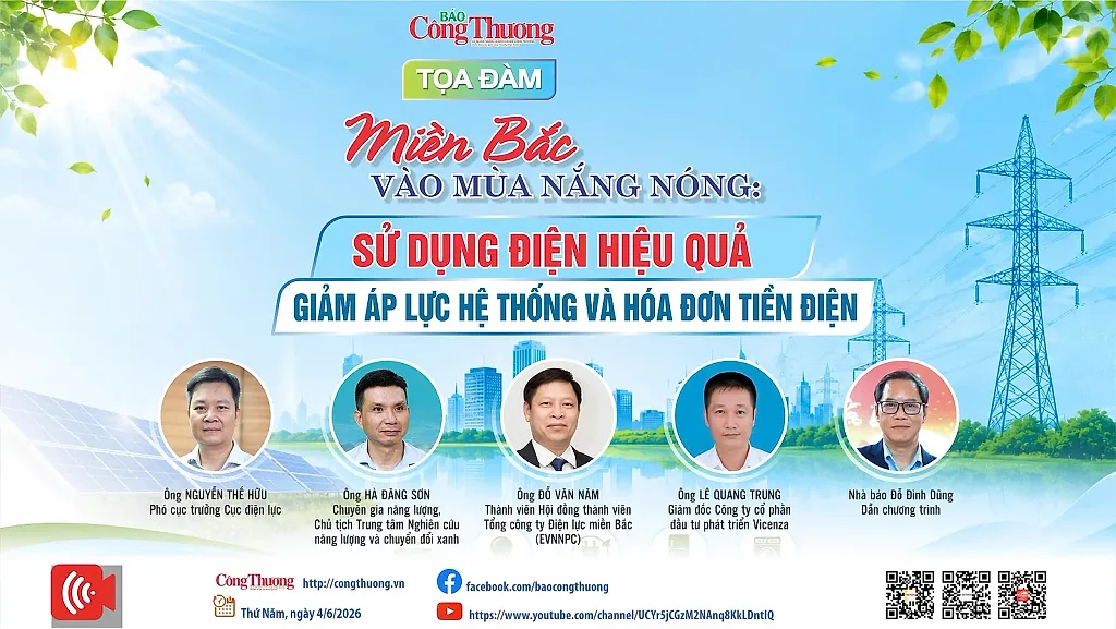 Sắp diễn ra tọa đàm sử dụng điện hiệu quả: Giảm áp lực hệ thống và hóa đơn tiền điện