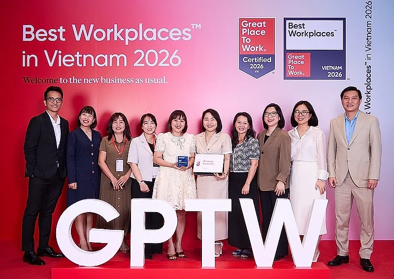 Amway Việt Nam hai năm liên tiếp đứng Top Nơi làm việc xuất sắc hàng đầu Việt Nam 2026