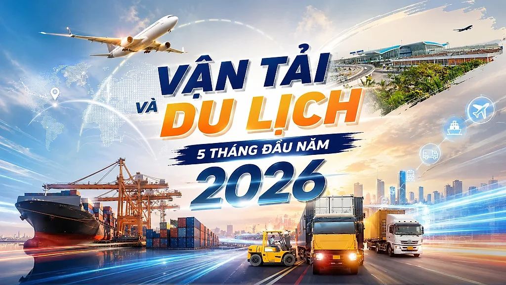 Infographic | Hoạt động vận tải và du lịch 5 tháng đầu năm 2026