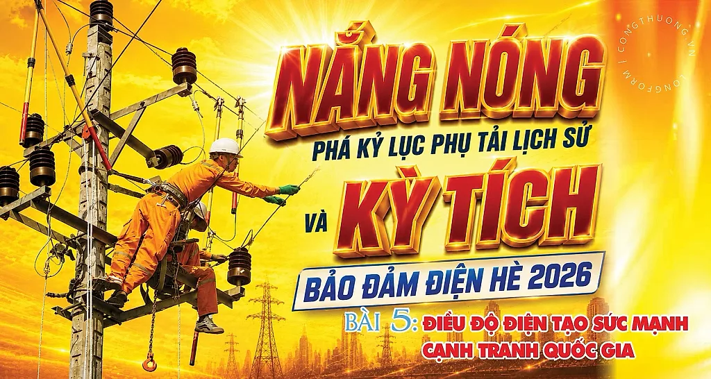 Nắng nóng phá kỷ lục phụ tải lịch sử và kỳ tích bảo đảm điện hè 2026: Bài 5 - Điều độ điện tạo sức mạnh cạnh tranh quốc gia