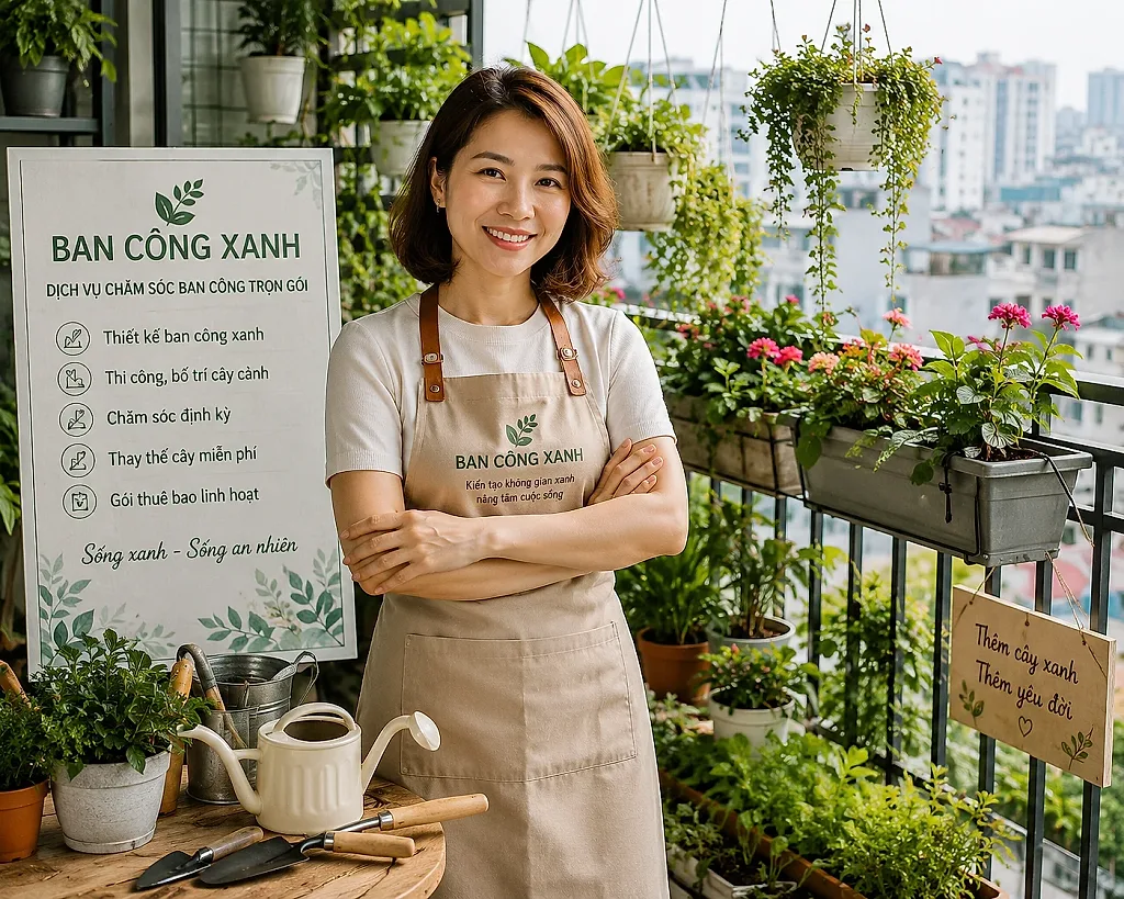 Khởi nghiệp từ góc ban công nhỏ, người phụ nữ Hải Phòng biến đam mê cây xanh thành "mỏ vàng"