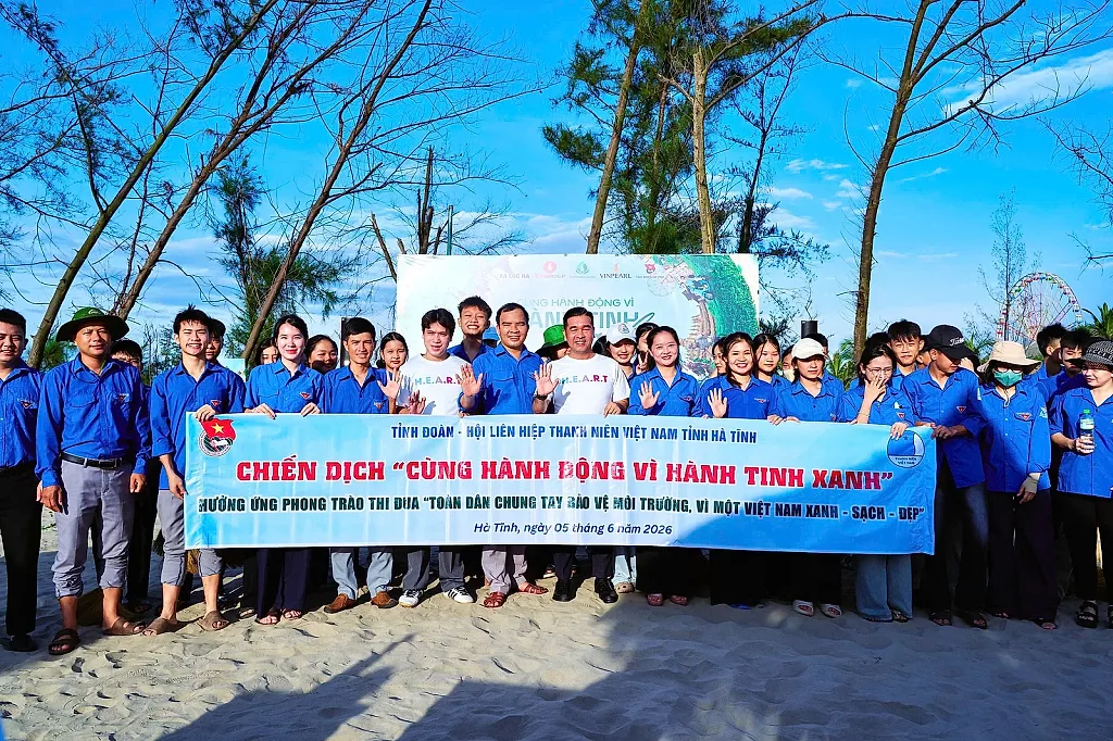 Tuổi trẻ Hà Tĩnh ra quân ‘Cùng hành động vì hành tinh xanh’ — Tỉnh đoàn Hà Tĩnh