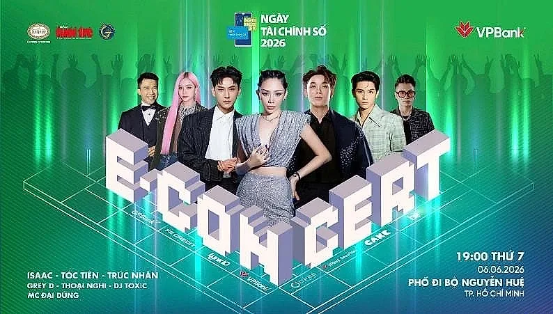 Dàn sao V-pop mang loạt bản hit đình đám đến E-Concert tại Ngày tài chính số 2026