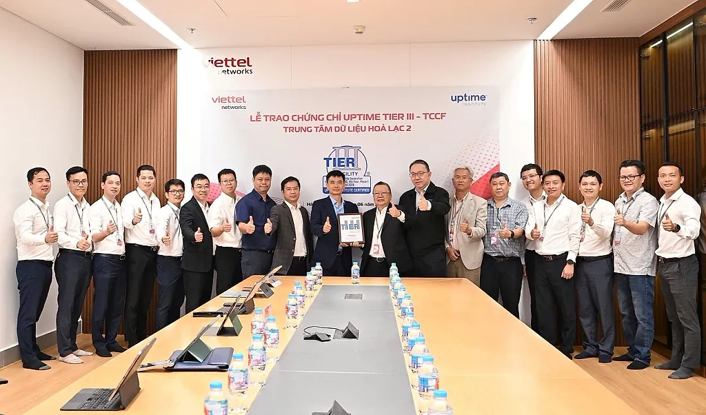Viettel công bố Trung tâm dữ liệu đầu tiên khu vực châu Á - Thái Bình Dương đạt chuẩn Uptime Tier III với siêu máy chủ