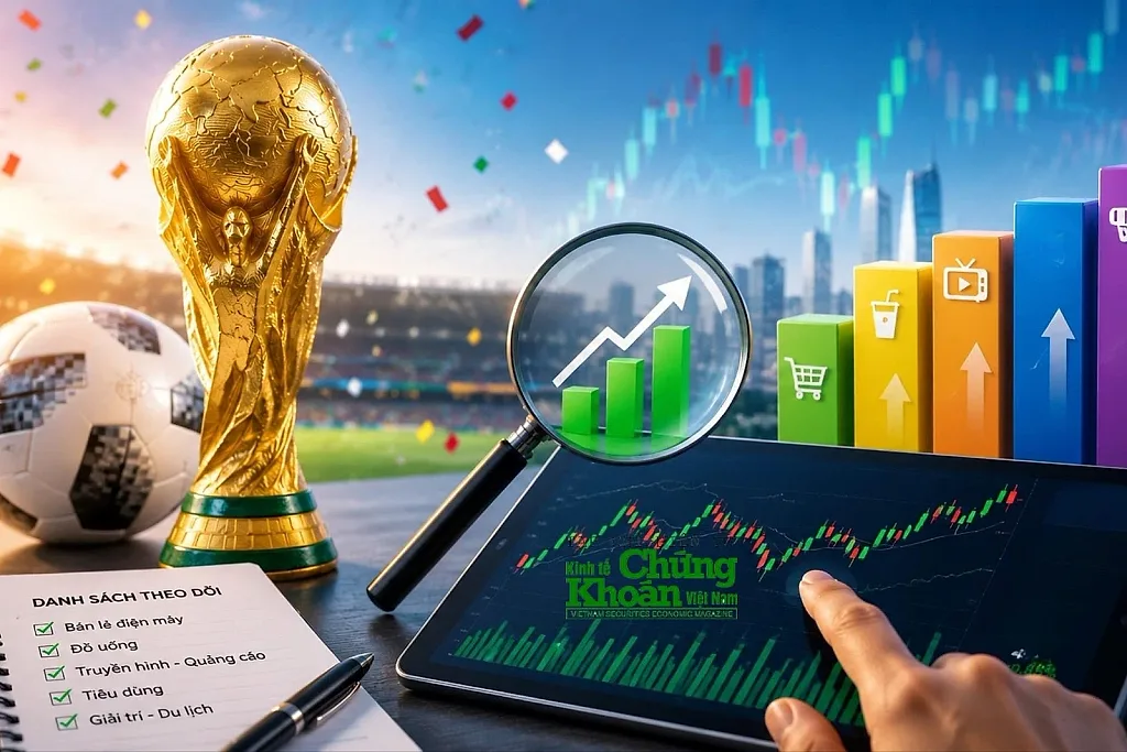 Cơn sốt World Cup 2026 hứa hẹn tiếp sức cho nhóm cổ phiếu tiêu dùng và giải trí