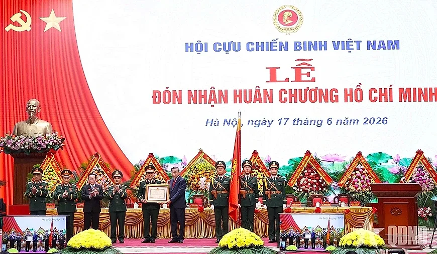 Hội Cựu Chiến binh Việt Nam được trao tặng Huân chương Hồ Chí Minh