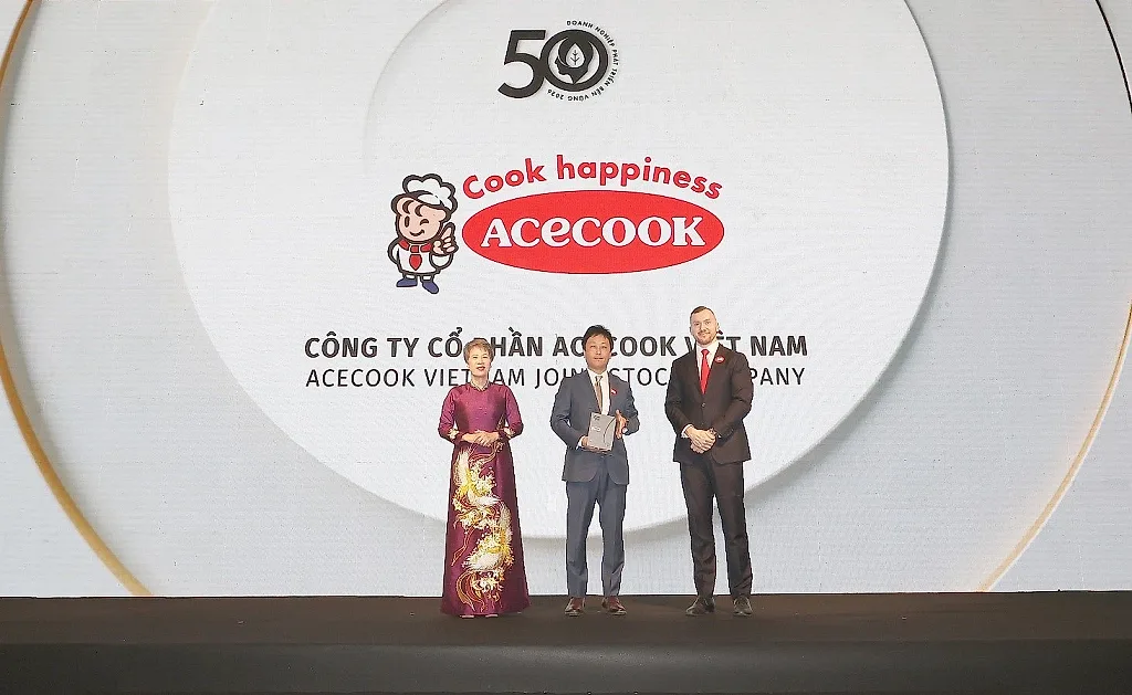 Acecook Việt Nam tiếp tục lọt top 50 doanh nghiệp phát triển bền vững tiêu biểu năm 2026