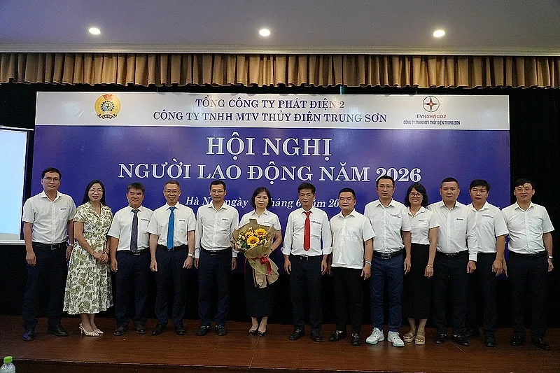 Thủy điện Trung Sơn tổ chức thành công Hội nghị Người lao động 2026