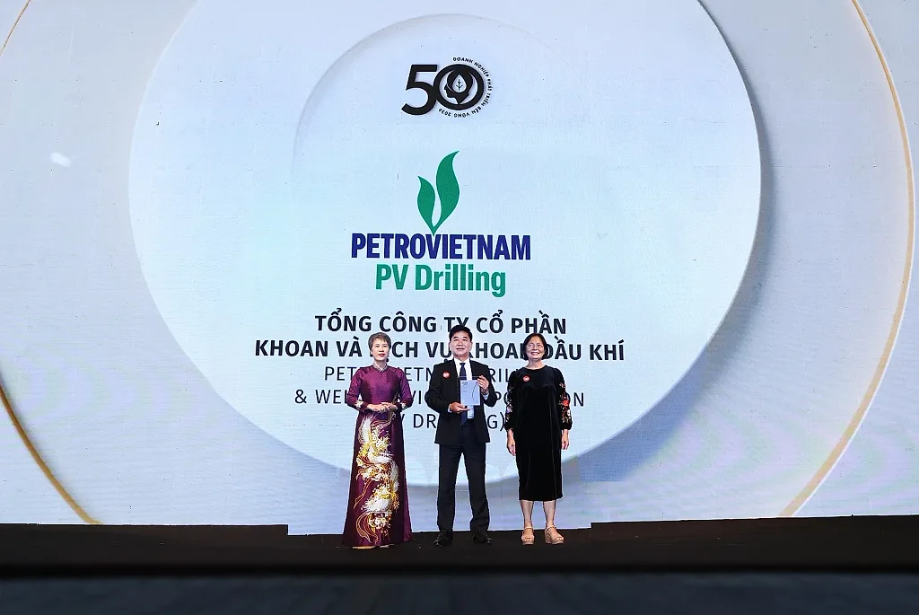 PV Drilling: Top VIX50 và Top 50 Doanh nghiệp phát triển bền vững