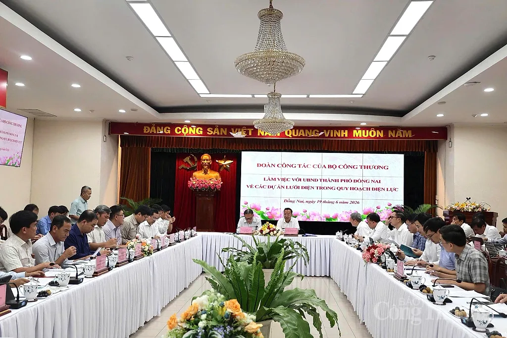 Thứ trưởng Nguyễn Hoàng Long làm việc với TP. Đồng Nai về Quy hoạch điện VIII điều chỉnh