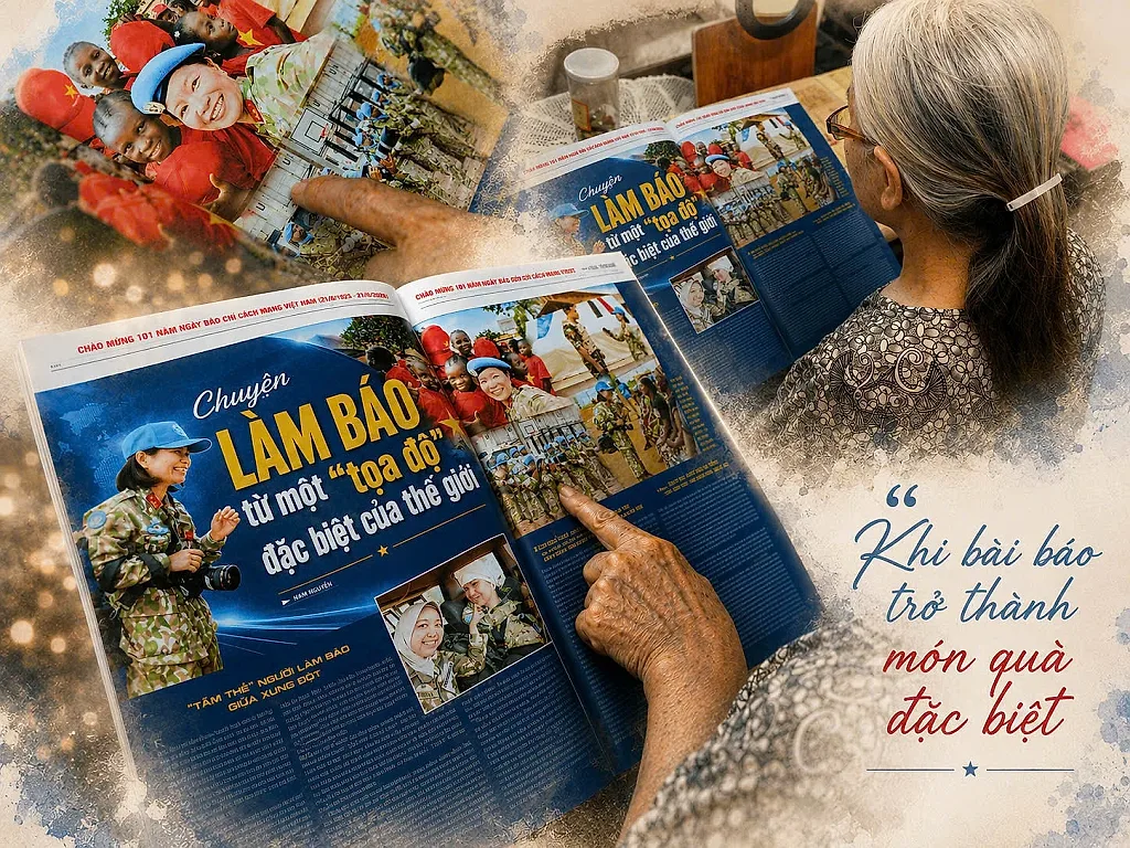Khi bài báo trở thành những 'món quà' đặc biệt