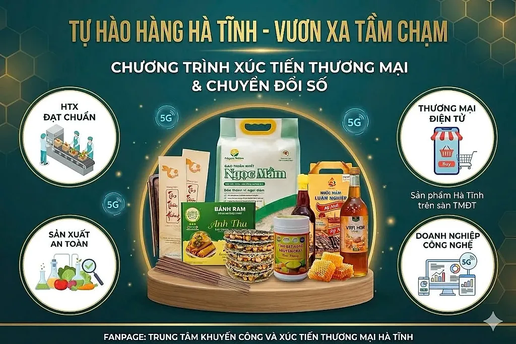 Người Hà Tĩnh ưu tiên dùng sản phẩm địa phương trên sàn thương mại điện tử