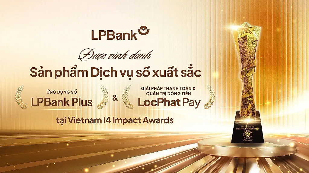 LPBank lập "cú đúp" giải thưởng tại Vietnam I4 Impact Awards 2026