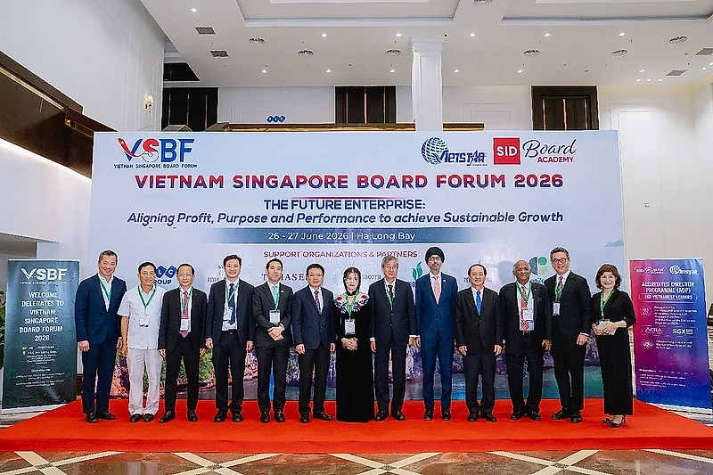 Diễn đàn Quản trị cấp cao Việt Nam - Singapore 2026: Doanh nghiệp hành động cho tương lai
