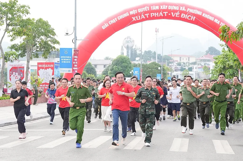 Sơn La: 1.500 vận động viên lan tỏa thông điệp xã, phường không ma túy