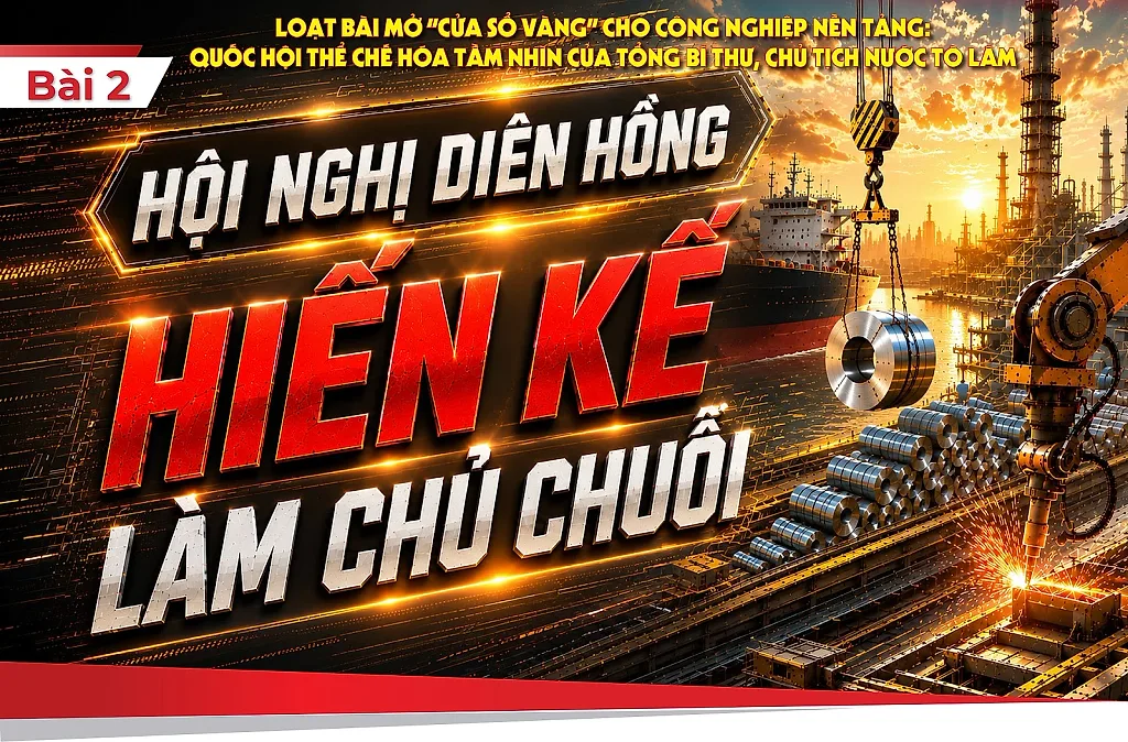 Mở “cửa sổ vàng” cho công nghiệp nền tảng: Quốc hội thể chế hóa tầm nhìn của Tổng Bí thư, Chủ tịch nước - Bài 2: Hội nghị Diên Hồng hiến kế làm chủ chuỗi
