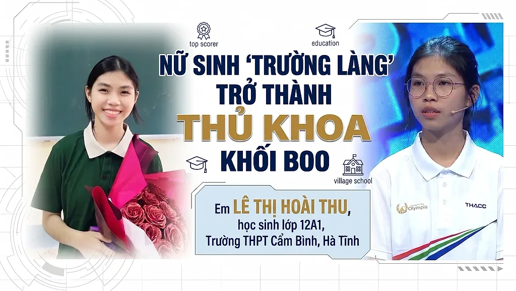 Hà Tĩnh: Nữ sinh 'trường làng' trở thành thủ khoa khối B00