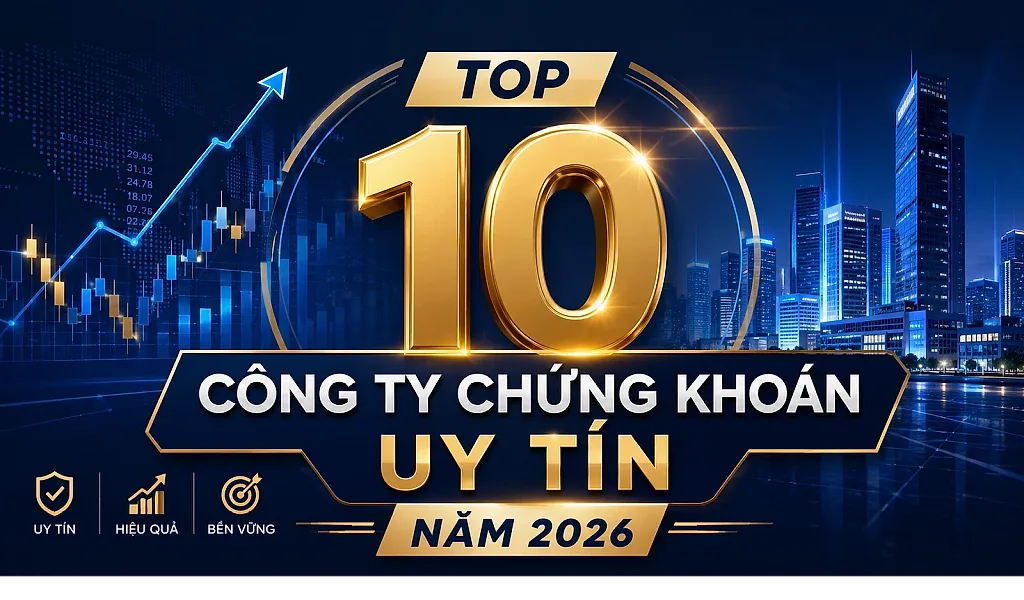Infographic | Công bố Top 10 công ty chứng khoán uy tín năm 2026