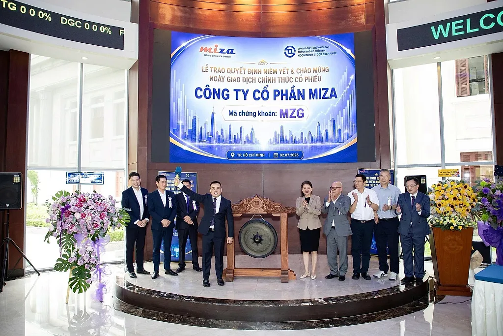 Cổ phiếu MZG của Công ty Cổ phần Miza chính thức niêm yết trên HOSE