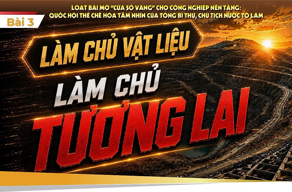 Mở 'cửa sổ vàng' cho công nghiệp nền tảng: Quốc hội thể chế hóa tầm nhìn của Tổng Bí thư, Chủ tịch nước Tô Lâm - Bài 3: Làm chủ vật liệu, làm chủ tương lai