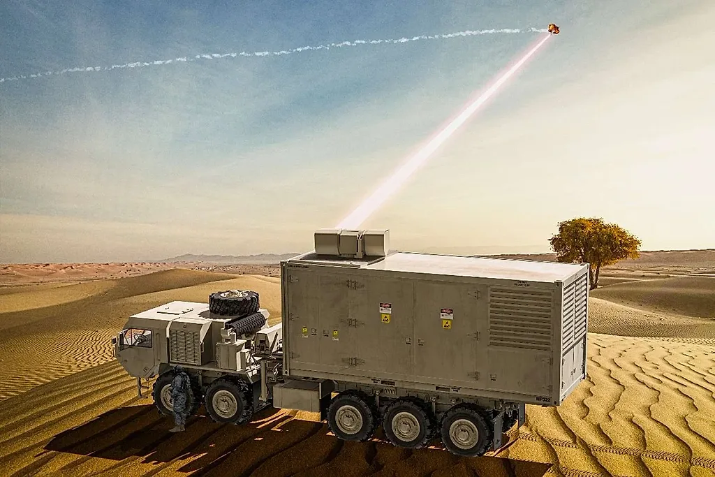 Mỹ phát triển laser 500 kW đánh chặn UAV