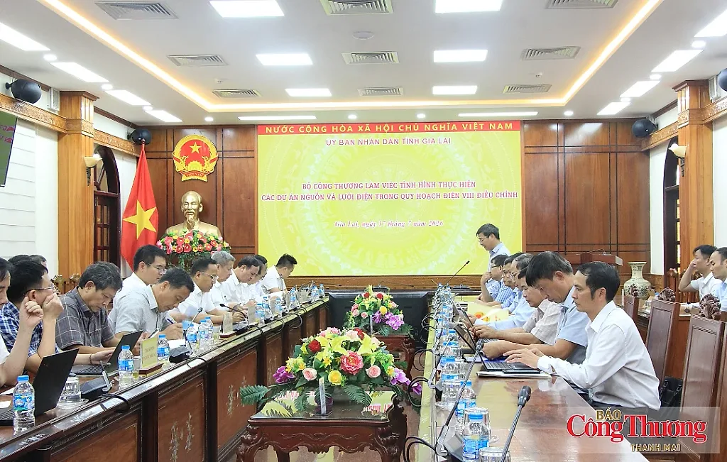 Thứ trưởng Nguyễn Hoàng Long làm việc tại Gia Lai  về Quy hoạch điện VIII điều chỉnh