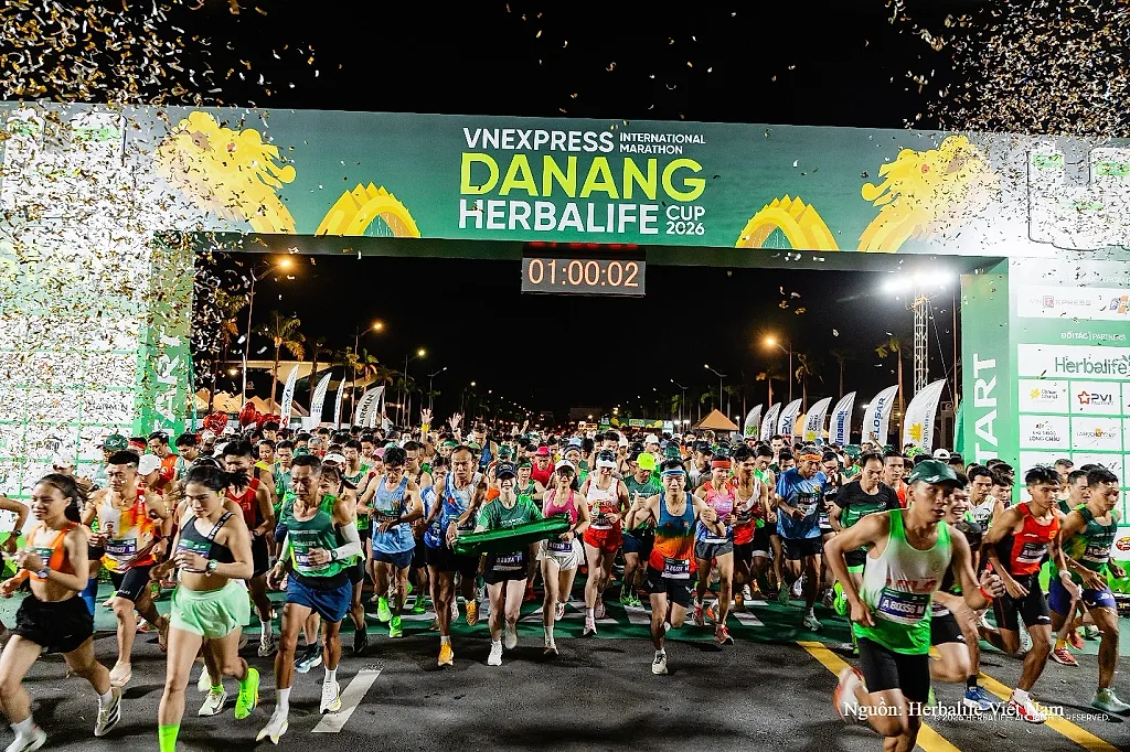 Herbalife Việt Nam đồng hành VnExpress Marathon Đà Nẵng 2026