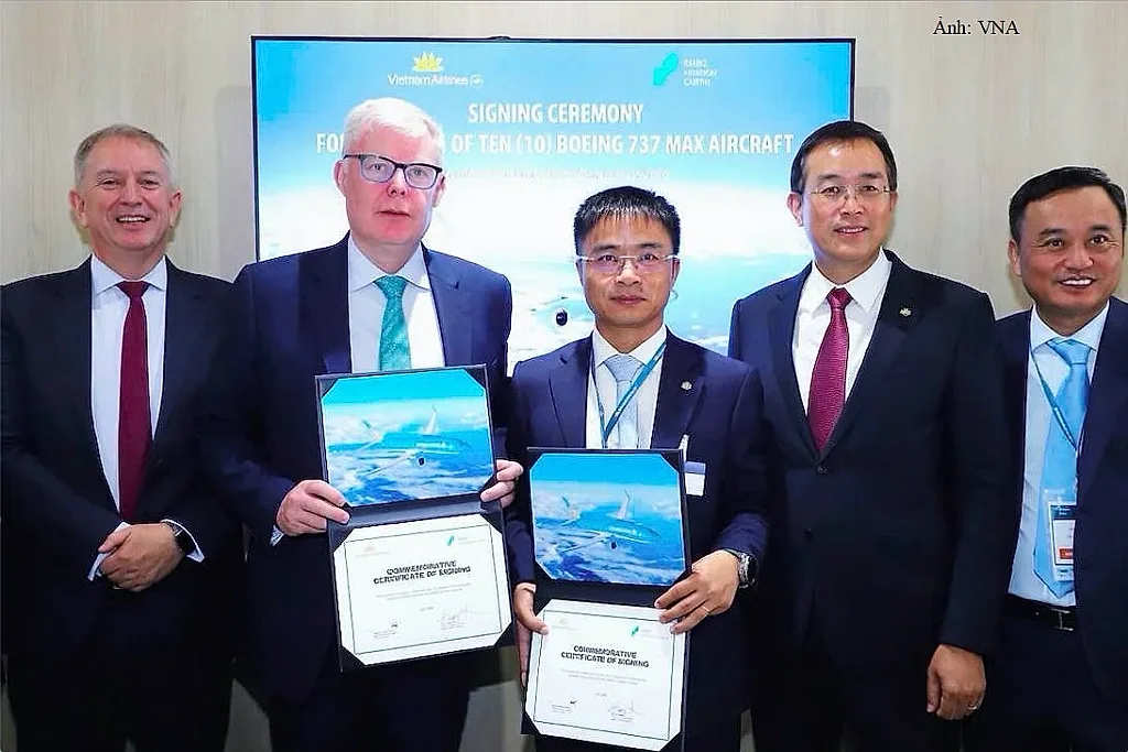 Vietnam Airlines ký thỏa thuận thuê thêm 19 máy bay Boeing 737 MAX 8