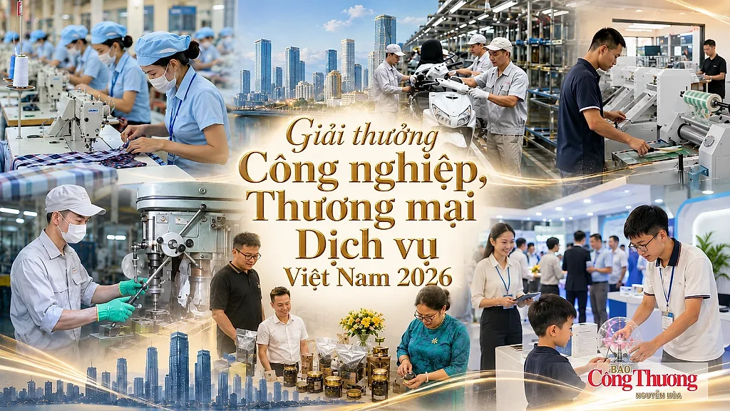 Thành lập Hội đồng xét tặng Giải thưởng Công nghiệp, Thương mại, Dịch vụ Việt Nam 2026 — Bộ Công Thương