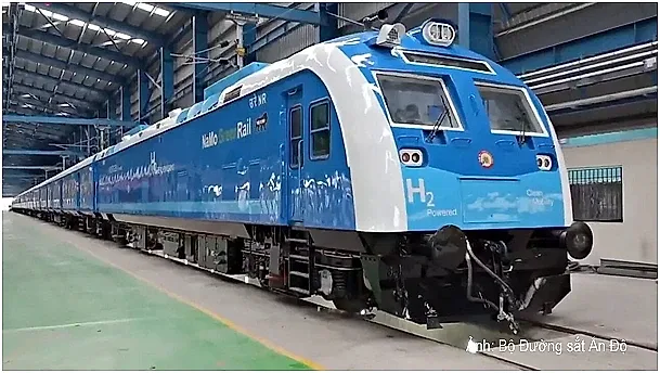 Ấn Độ vận hành tàu hỏa chạy bằng hydrogen đầu tiên