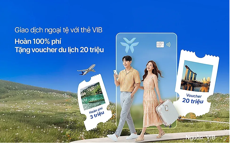 Thanh toán xuyên biên giới tăng, VIB hoàn 100% phí giao dịch quốc tế