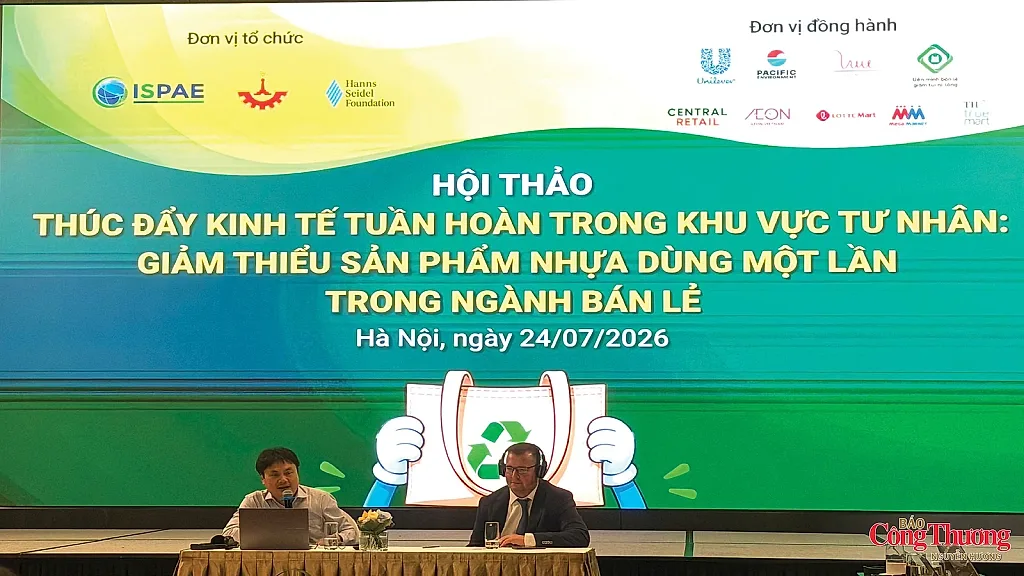 Thúc đẩy kinh tế tuần hoàn, giảm nhựa dùng một lần trong bán lẻ — ISPAE