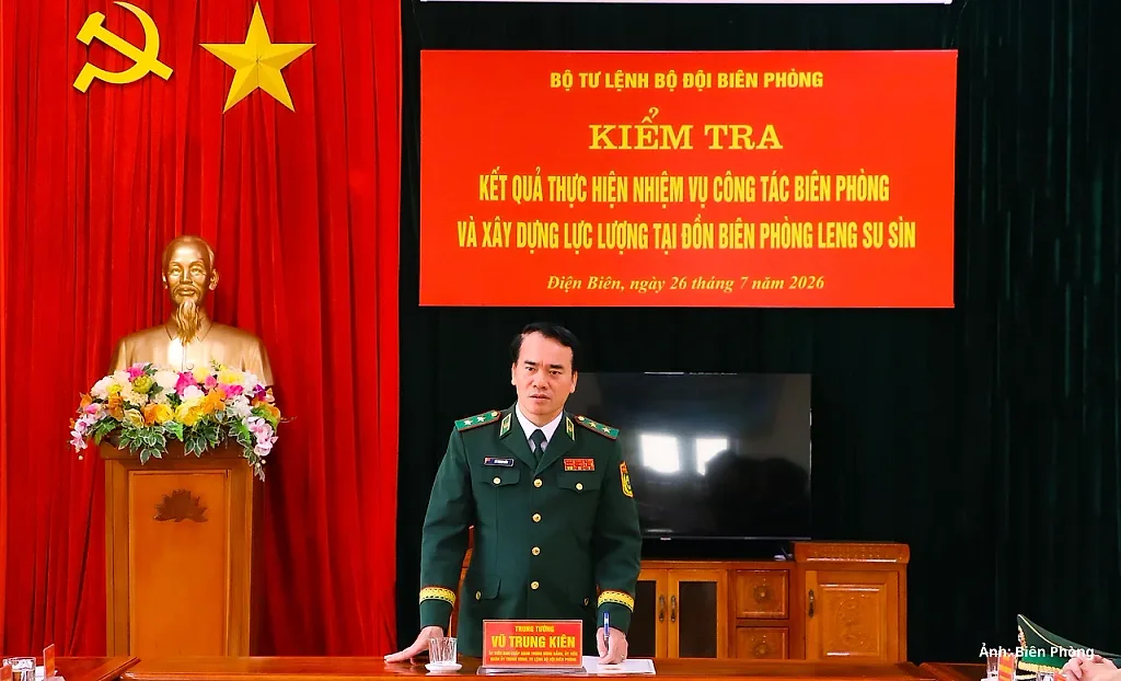 Trung tướng Vũ Trung Kiên: Bộ đội Biên phòng phải bám chắc địa bàn, giữ vững an ninh biên giới