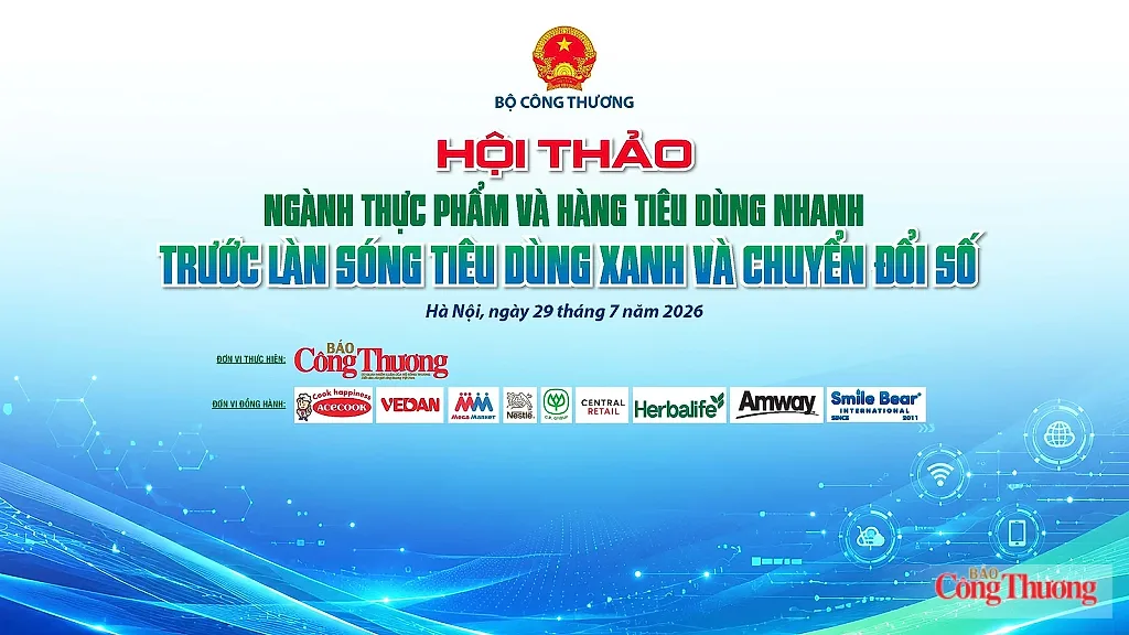 Sắp diễn ra Hội thảo ngành thực phẩm trước làn sóng tiêu dùng xanh và chuyển đổi sổi số