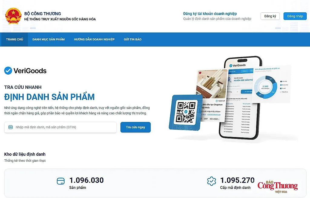 Bộ Công Thương thúc đẩy truy xuất nguồn gốc hàng hóa