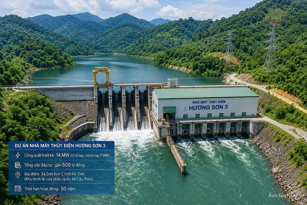 Hà Tĩnh: Chấp thuận dự án thủy điện gần 500 tỷ đồng tại Cầu Treo