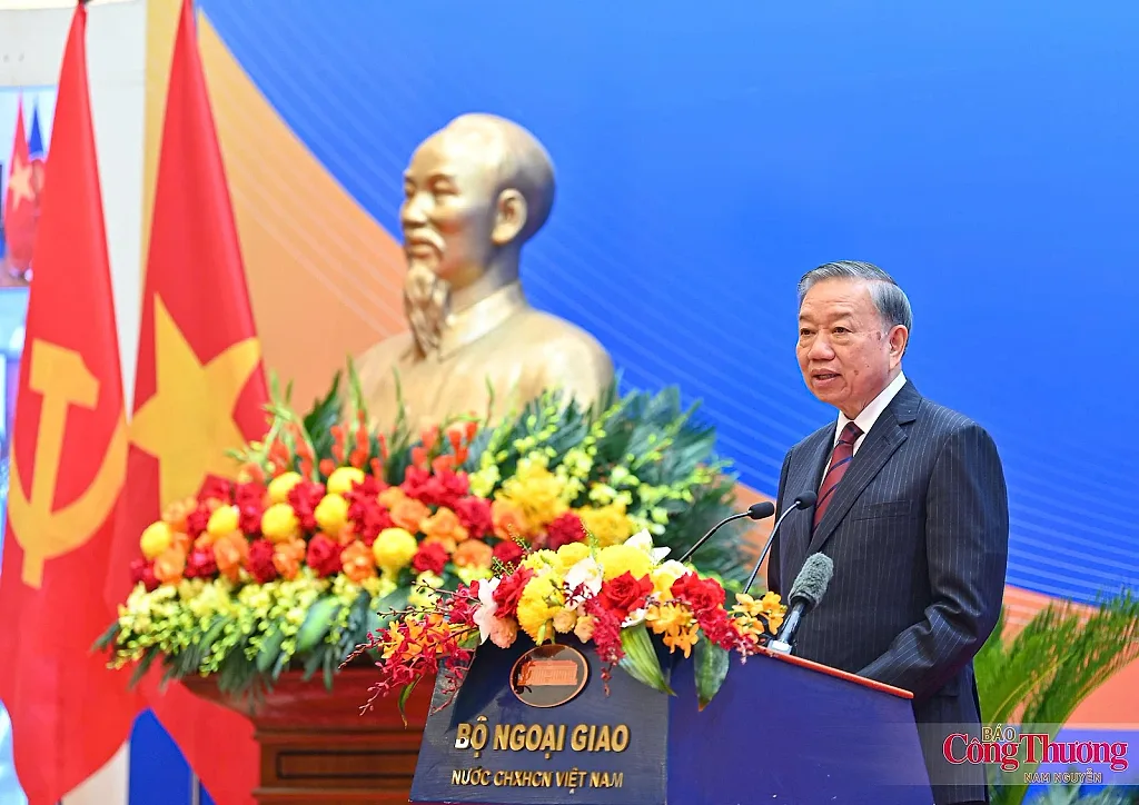 Toàn văn phát biểu của Tổng Bí thư, Chủ tịch nước Tô Lâm tại Hội nghị Ngoại giao lần thứ 33