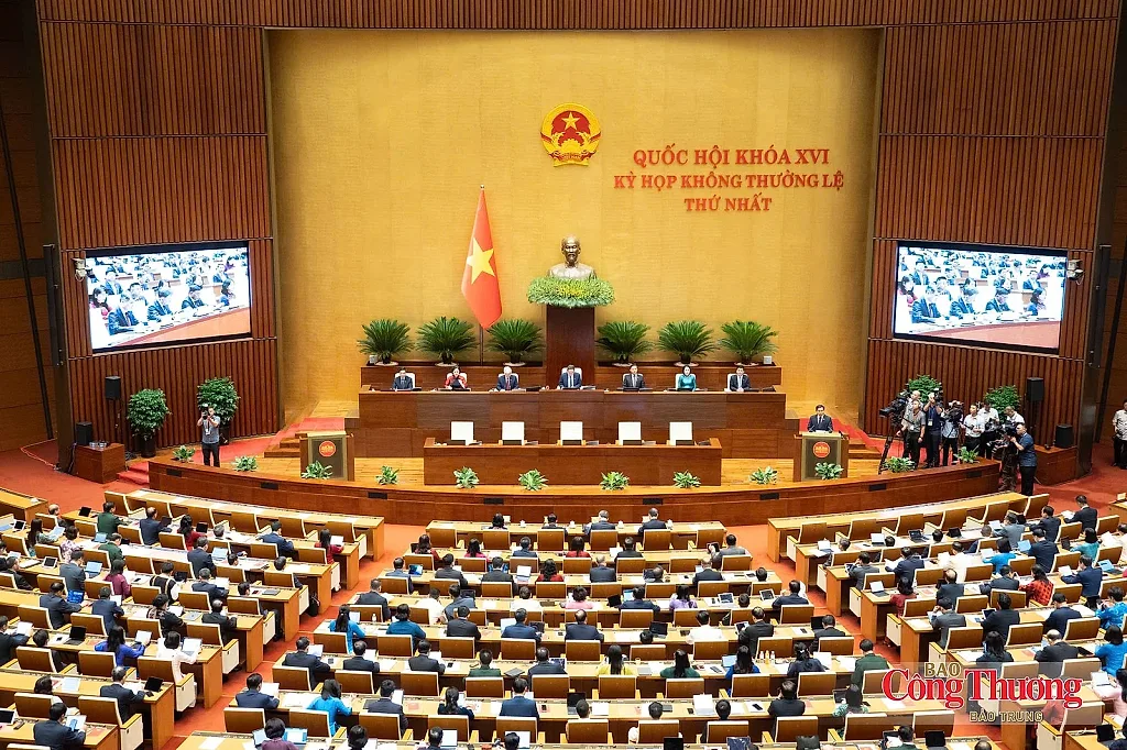Khai mạc Kỳ họp không thường lệ thứ Nhất, Quốc hội khoá XVI — Quốc hội khóa XVI