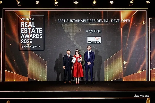 Văn Phú và Vlasta Premier-Phú Thuận được vinh danh tại Dot Property Vietnam Real Estate Awards 2026