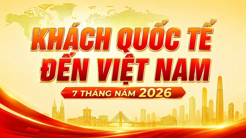 Infographic | Khách quốc tế đến Việt Nam 7 tháng đạt 13,9 triệu lượt người — Cục Thống kê